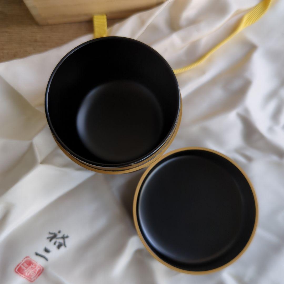 棗 大棗 大角裕二 遠山 茶道具 木箱 茶道 抹茶 お点前 木製 漆器 蒔絵