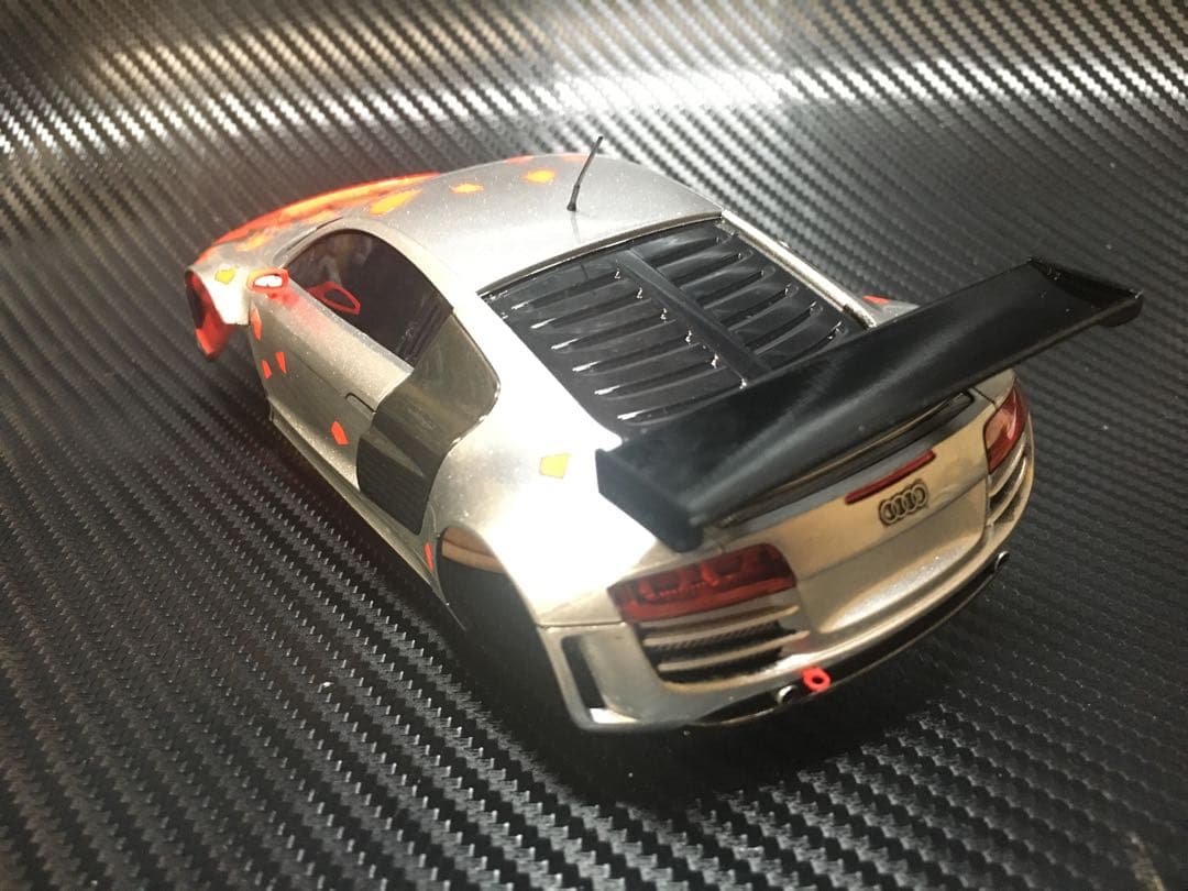 ラジコン/京商ミニッツ/塗装済ボディ　アウディR8 ウレタンコート仕上　未使用品