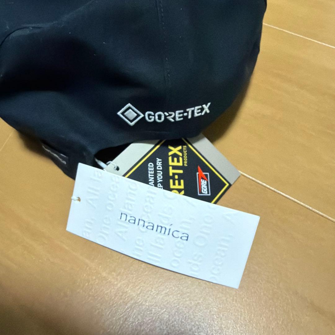 nanamica GORE-TEX ブラックキャップ