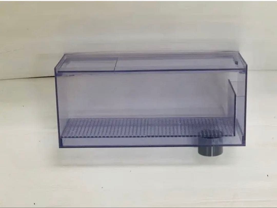オーバーフロー水槽用三層式塩ビ濾過槽 W450 D350H300