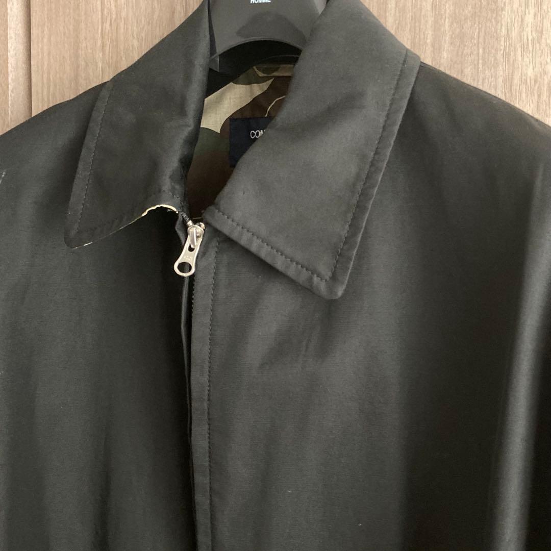 【極美品】コムデギャルソンオム 迷彩裏地 ブルゾン L AD2022 黒