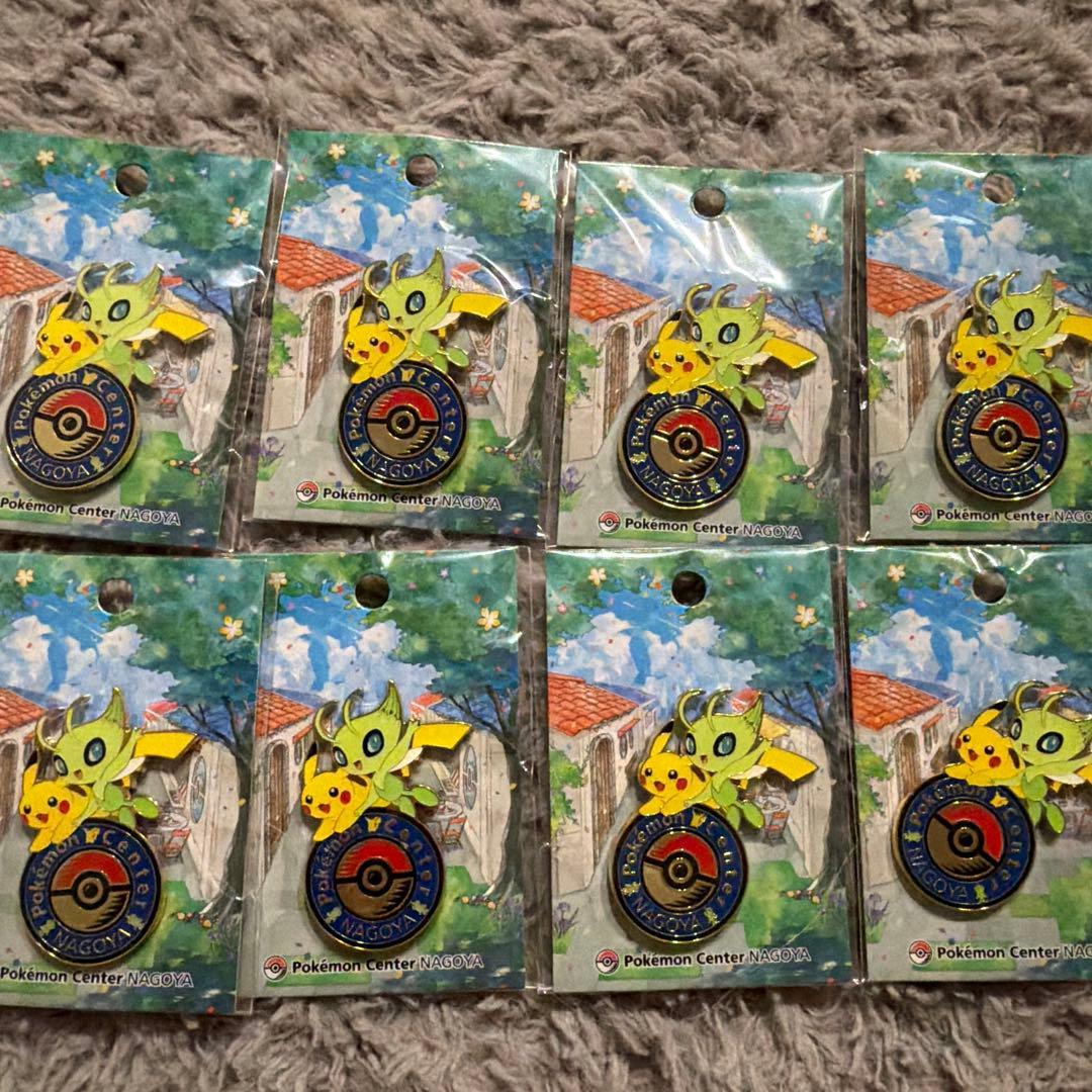 ポケモンセンターナゴヤ　ロゴピンズ8個セット　セレビィ
