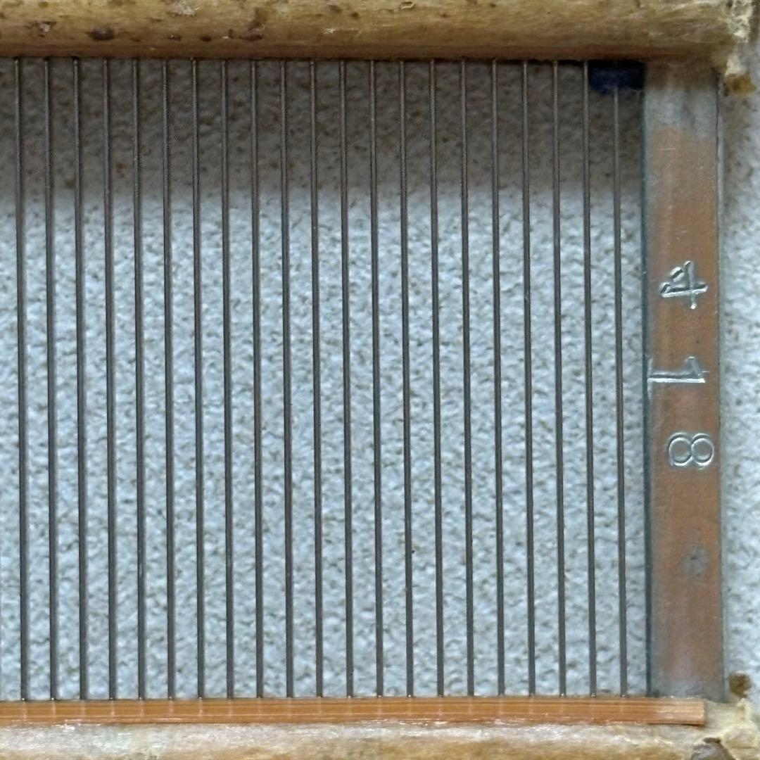 ステンレス筬　４枚セット　久保紬織機具製作所　機織り　筬