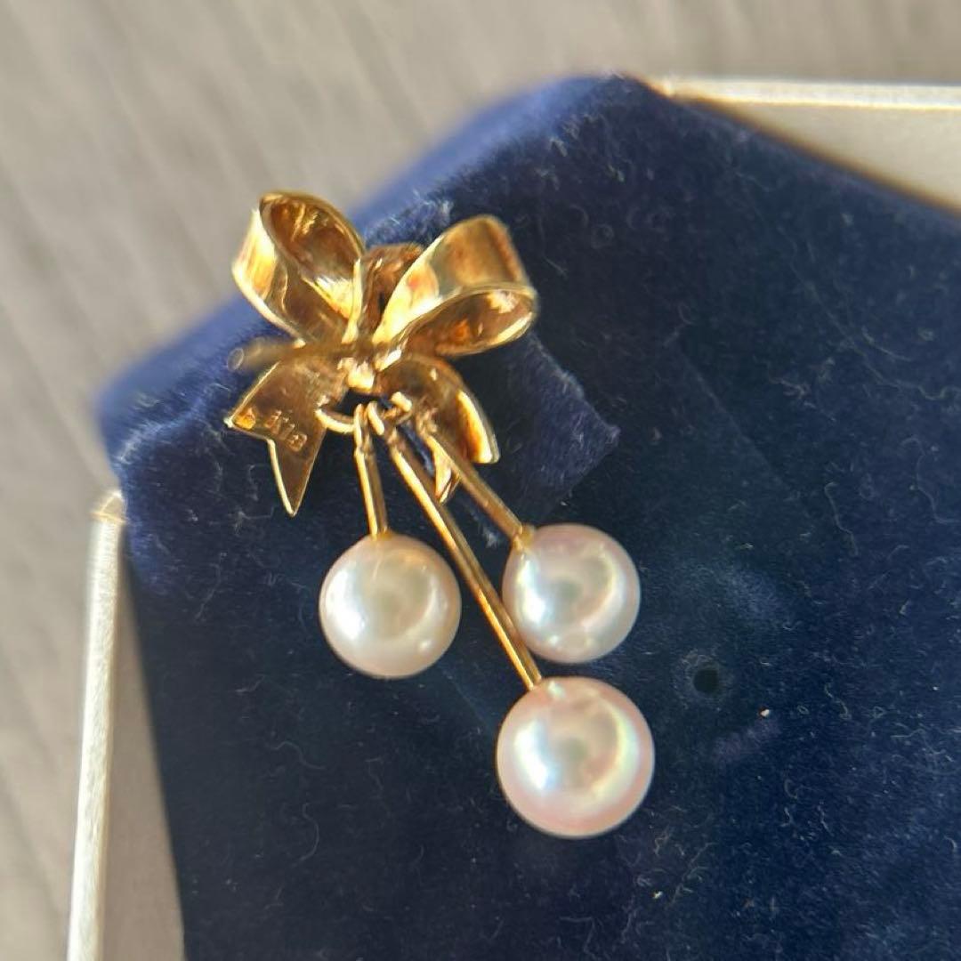 【真由美】※他の方は購入しないでください！　18金リボンブローチ