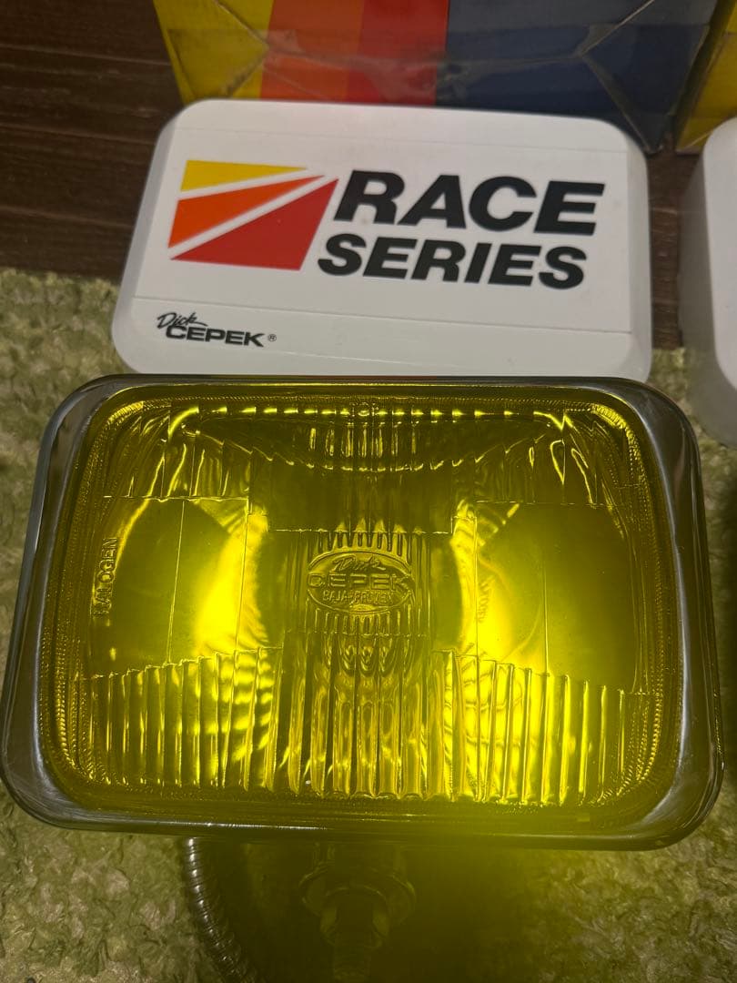 USDM ディック　シーペック フォグ フォグランプ カバー　 イエロー当時物