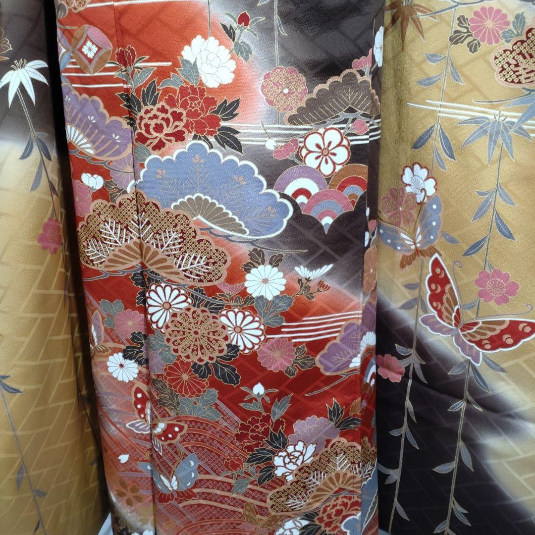 Q　着物　振袖フルセット　振袖　金彩　成人式　卒業式