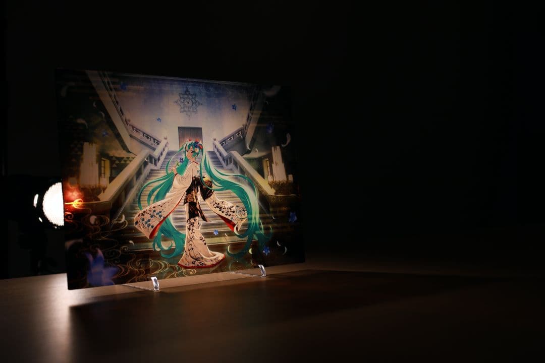 冬木小袖 初音ミク A3高精彩アクリルパネル 企画：東京国立博物館・大日本印刷製