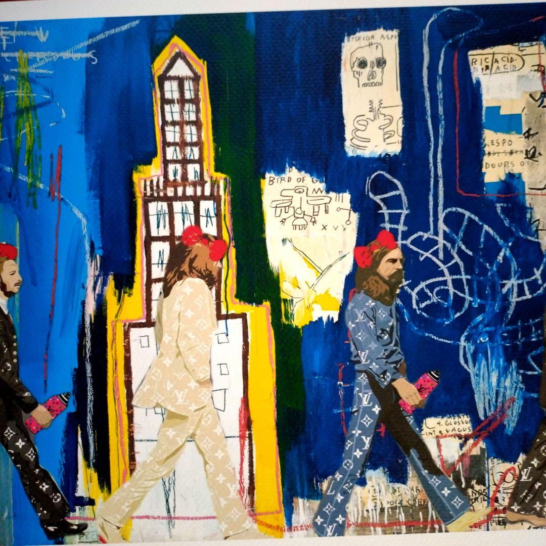 キングスマン　額装death nyc 世界限定100枚バスキアビートルズ