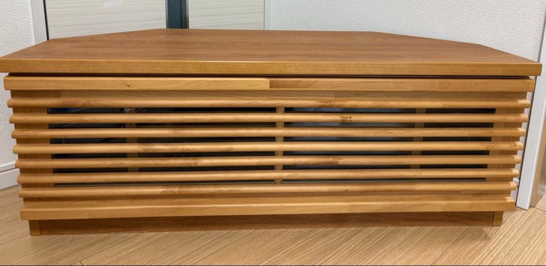 【送料込み】コーナーテレビ台　横100×奥行42×高さ38