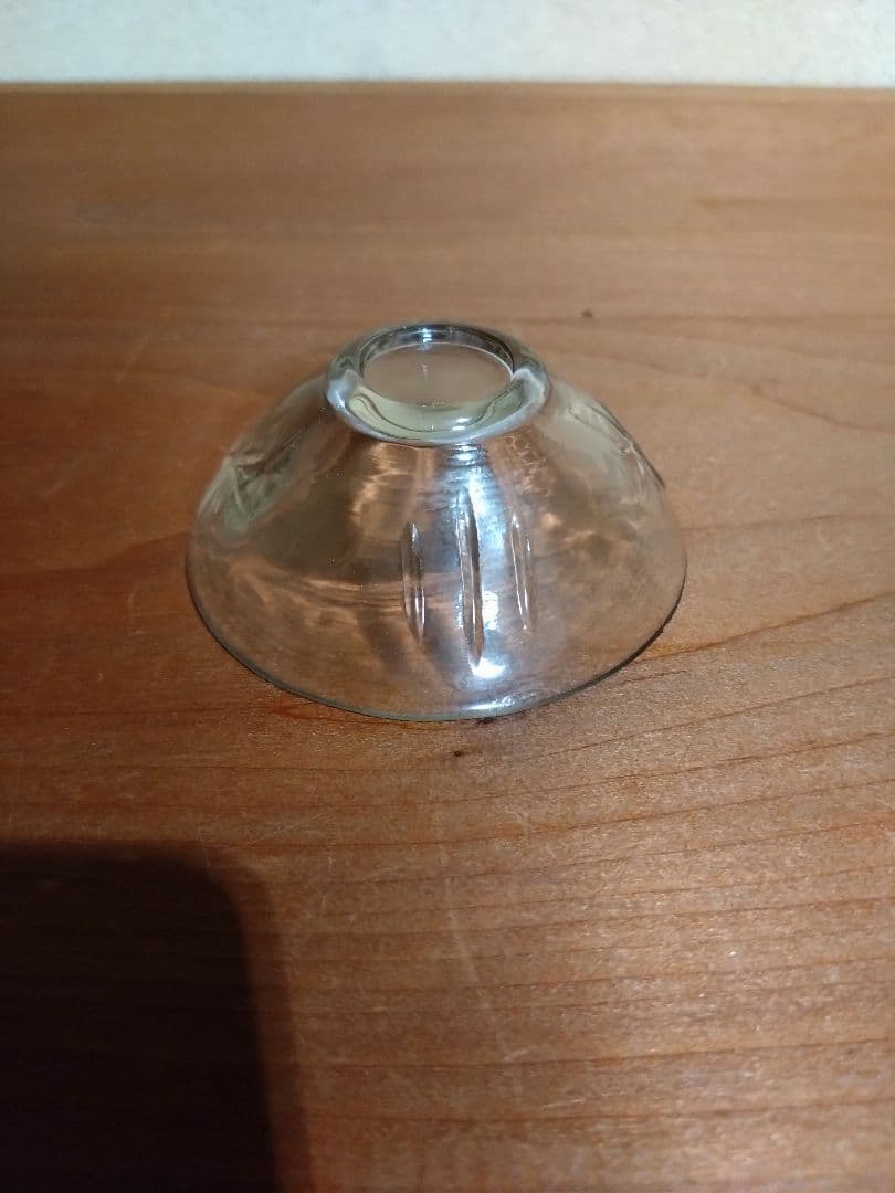 明治大正ガラス 星形菊花紋 盃