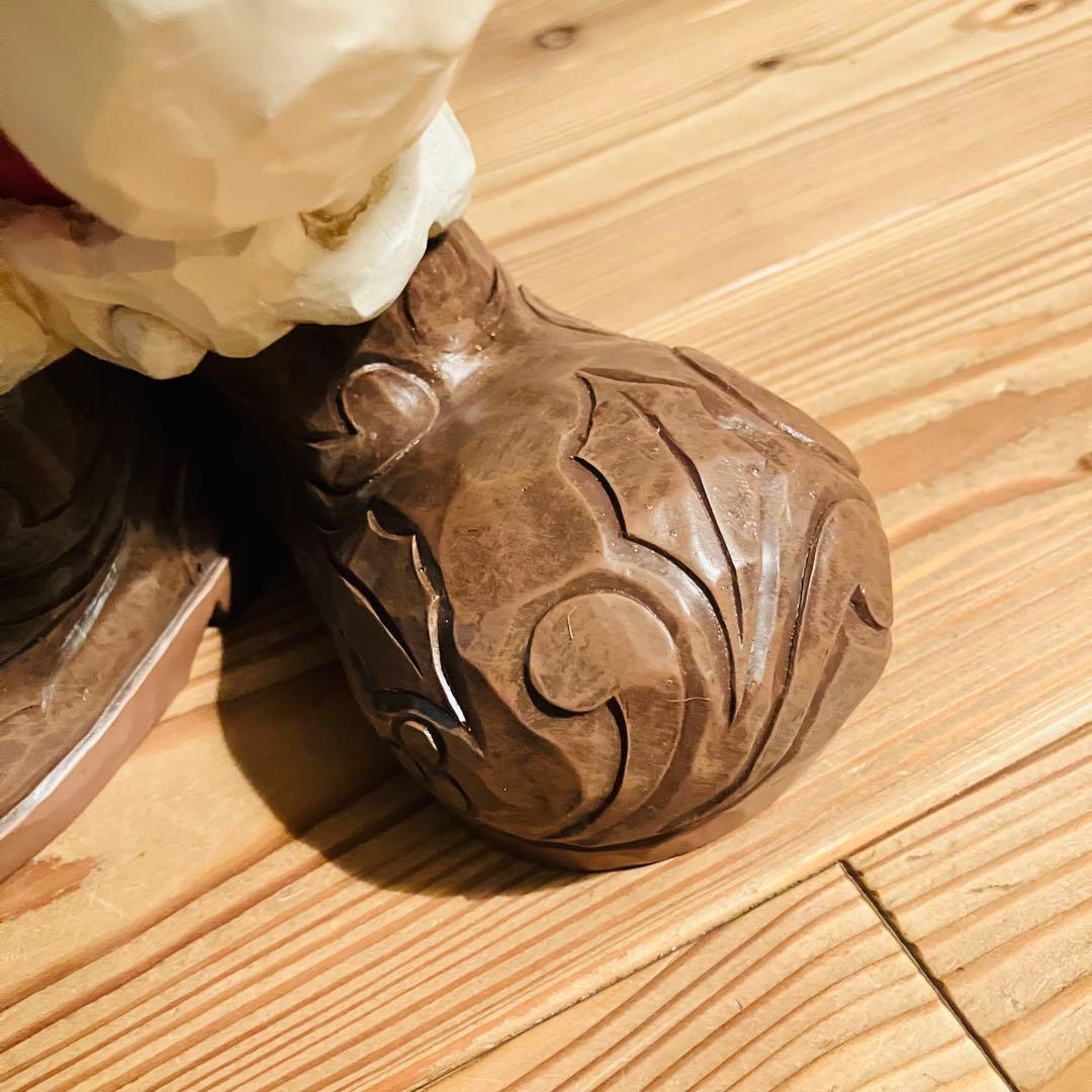 美品ディズニー ミッキー クリスマス サンタ 人形 ジム•ショア オブジェ箱付き