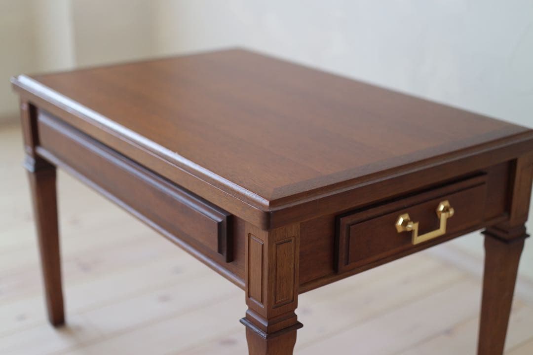 maruni/マルニ木工　地中海　木製 サイドテーブル 引き出し付き