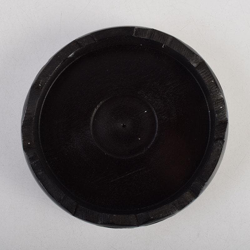 七宝焼　相互七宝謹製　緑透釉　松文　花瓶　唐木台付　共箱　M　R9393H