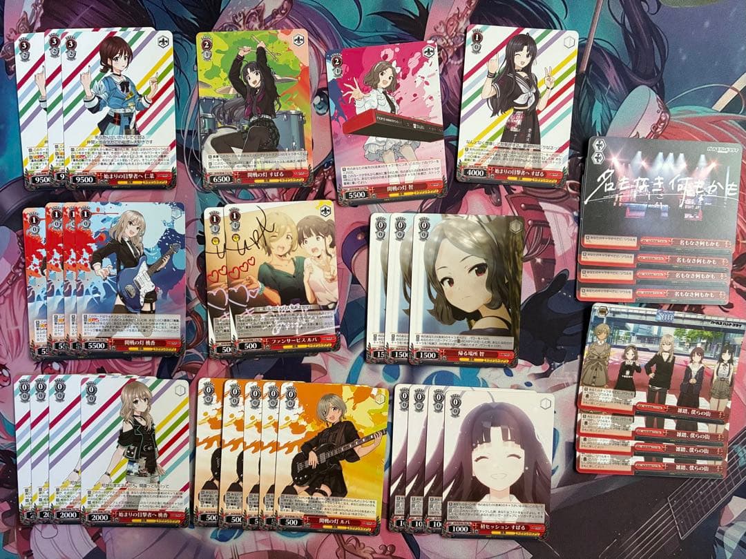 ヴァイスシュヴァルツ ガールズバンドクライ デッキ+パーツ まとめ売り