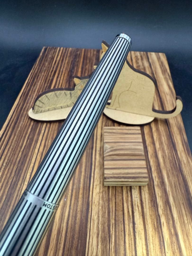 Pilot 万年筆 CUSTOM K-500SS 蝕刻ストライプ 18KWG