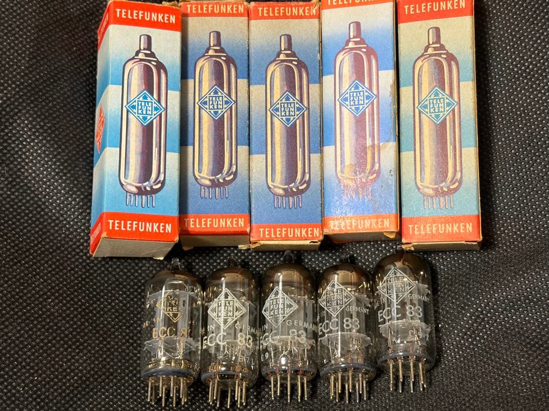 松*一様 TELEFUNKEN ECC83 真空管 5本セット