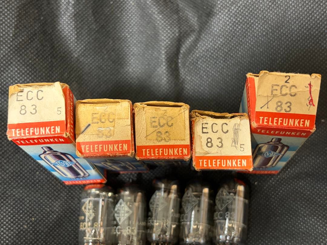 松*一様 TELEFUNKEN ECC83 真空管 5本セット