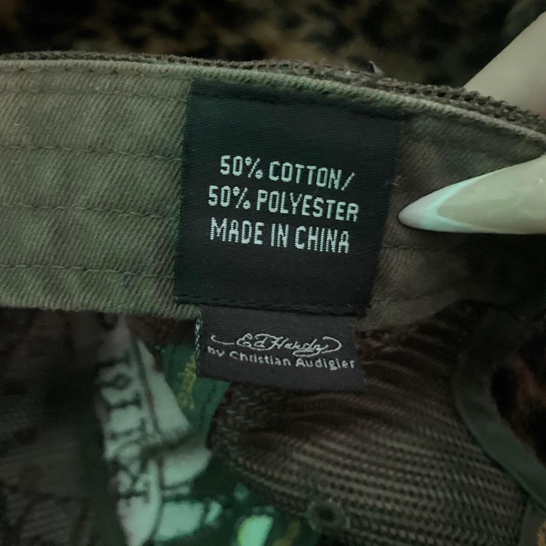 Ed hardy メッシュキャップ 刺繍