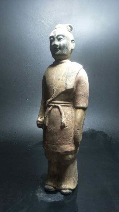 古代中国美術品　北斎時代人物俑