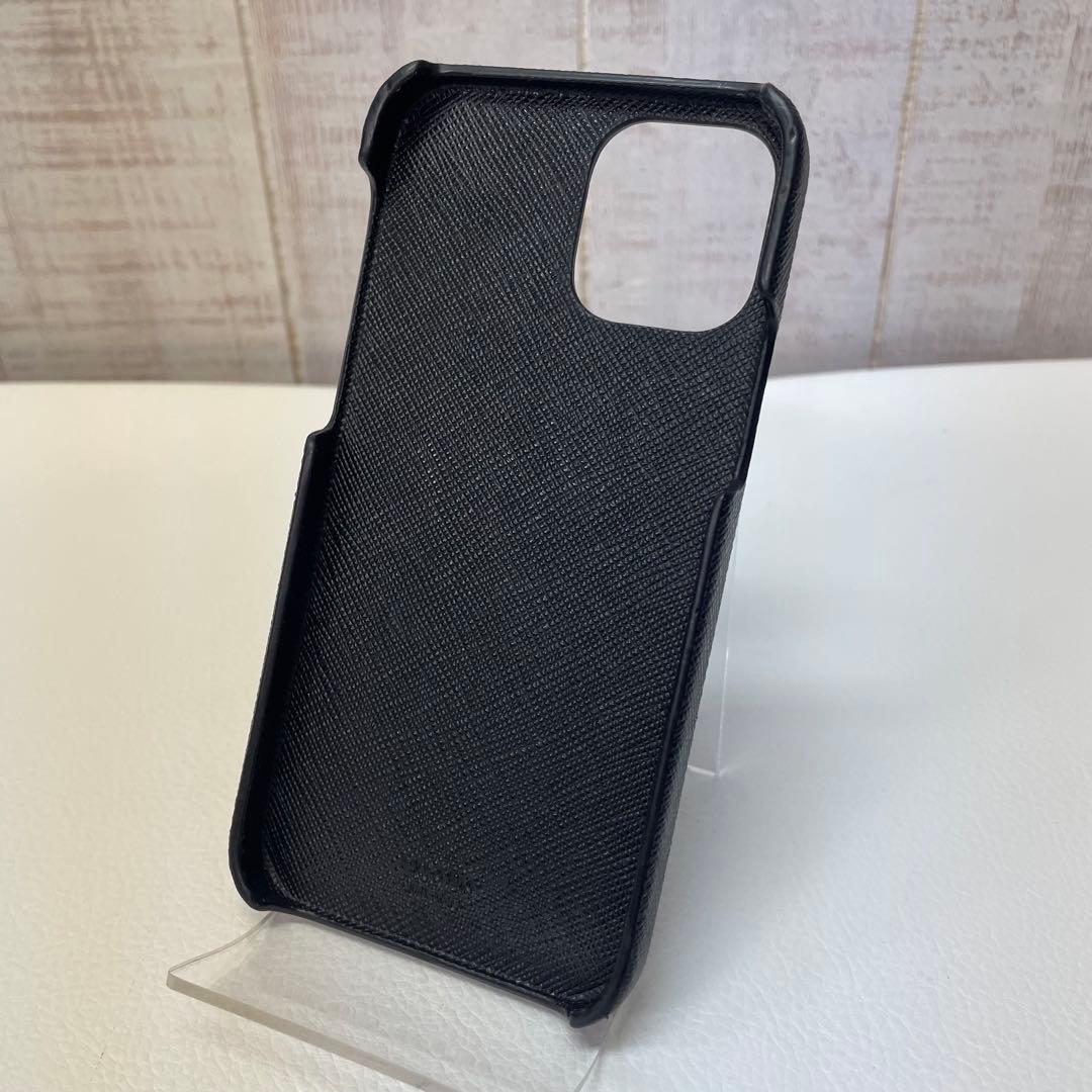 PRADA iPhone用サフィアーノレザーケース 黒