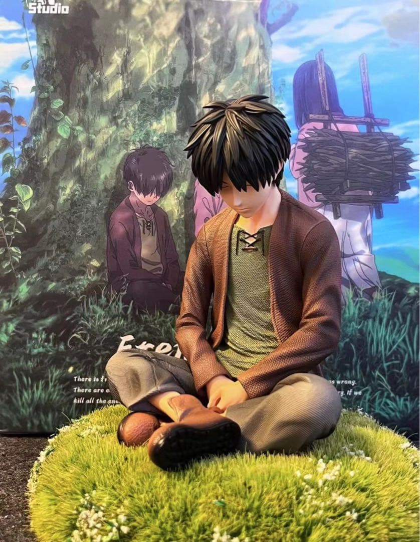 進撃の巨人 エレン・イェーガー ガレージキット ガレキ スタチュー⑧