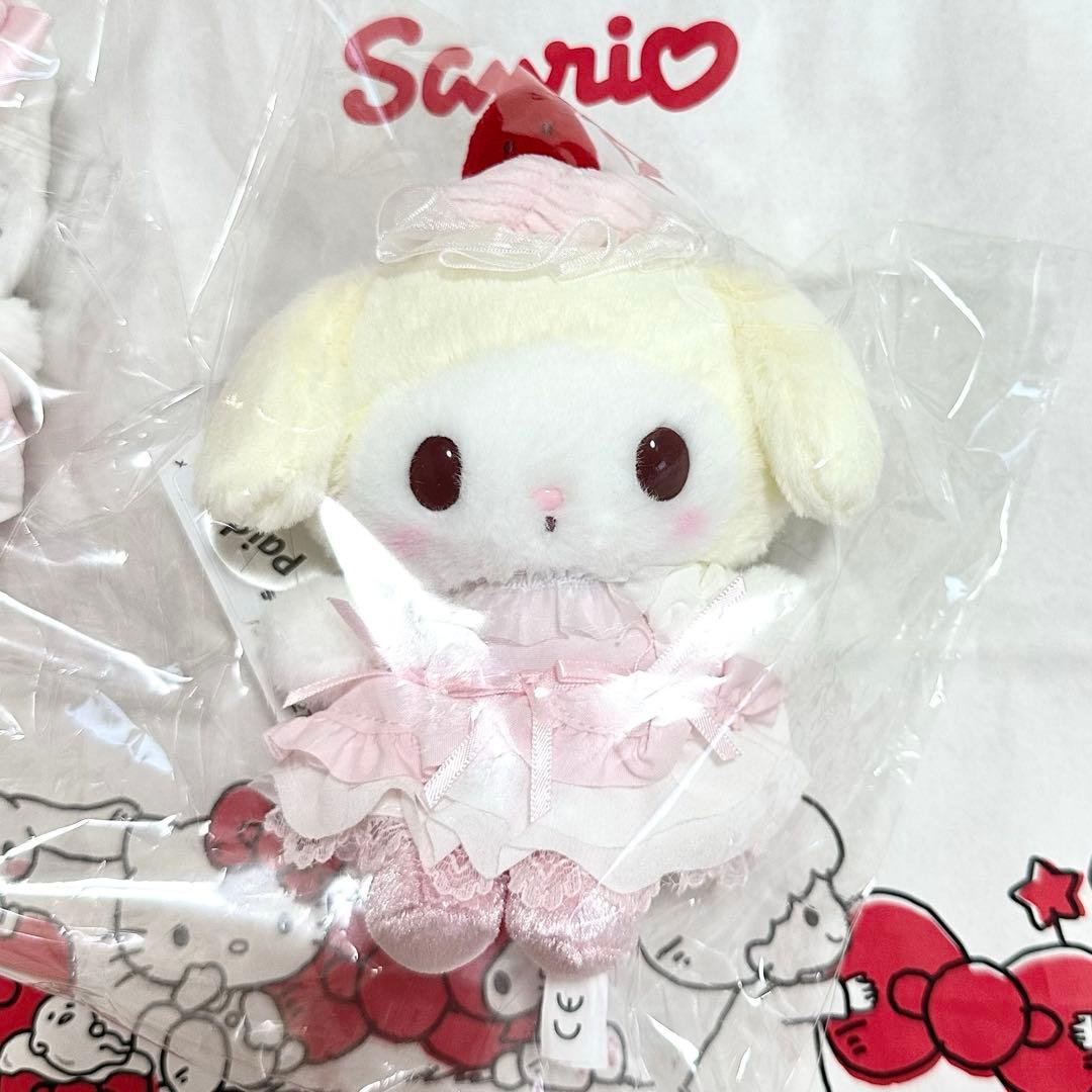 サンリオ　いちごホイップケーキ　ハローキティ　マイメロディ　マスコット