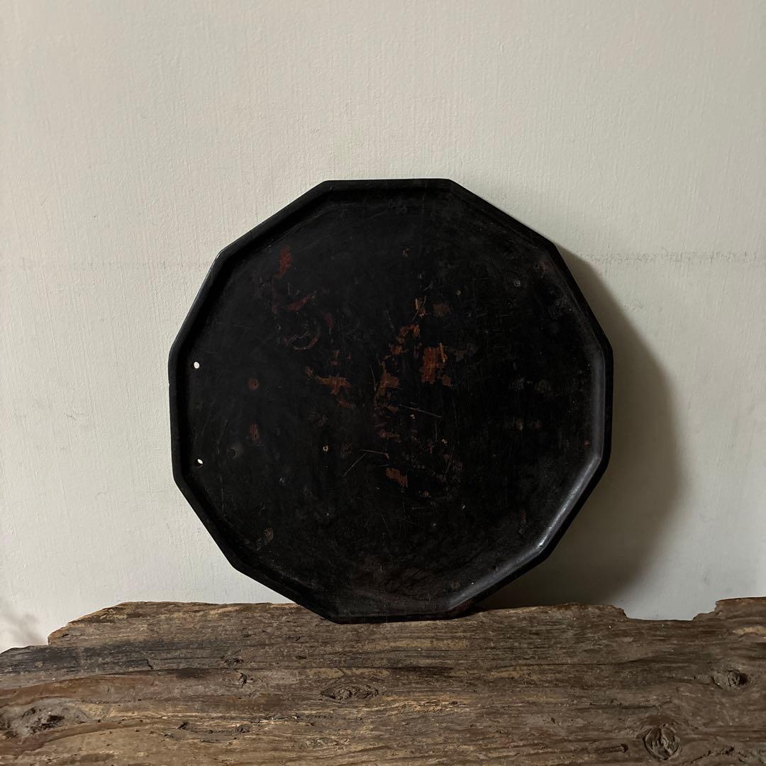 李朝　薬用　十二角膳天板　その61 古道具.韓国骨董. Antique.酒器盆