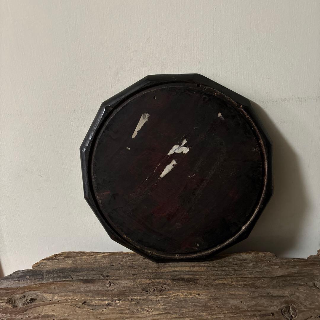 李朝　薬用　十二角膳天板　その61 古道具.韓国骨董. Antique.酒器盆