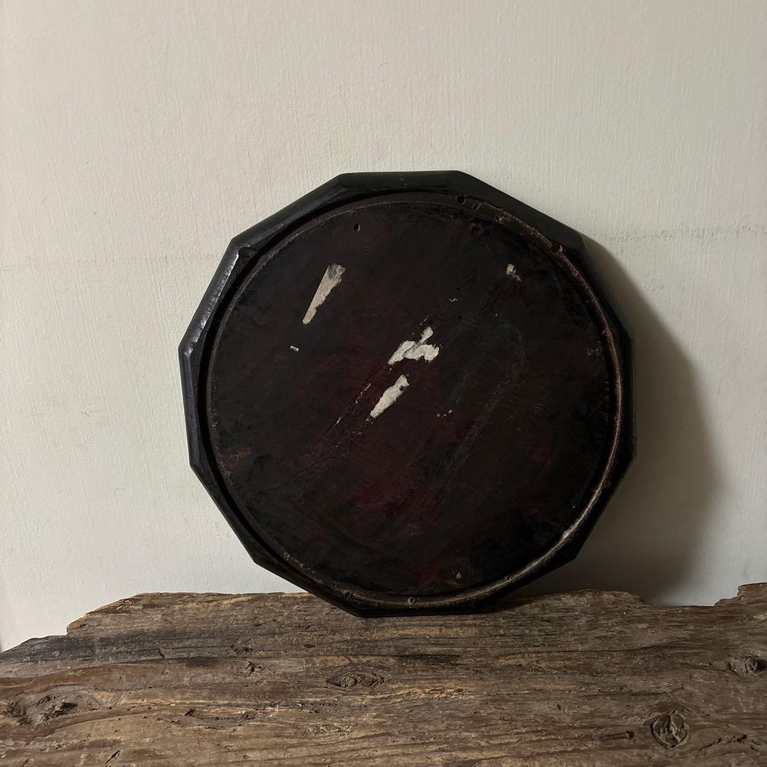 李朝　薬用　十二角膳天板　その61 古道具.韓国骨董. Antique.酒器盆