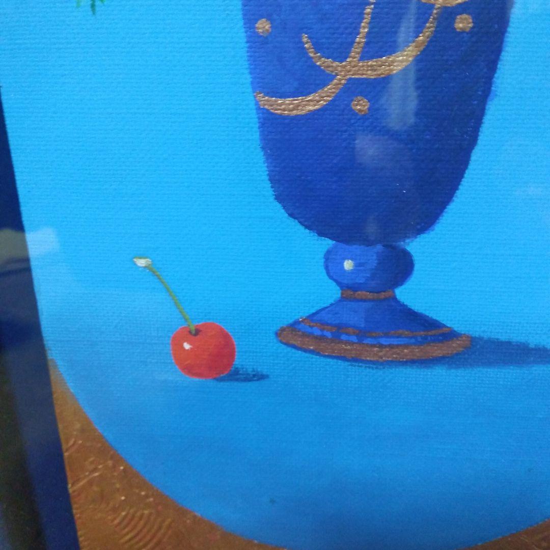 絵画/深代 博/抽象画/静物画/モダンアート/原画/写実画/額装/額縁/油彩画3