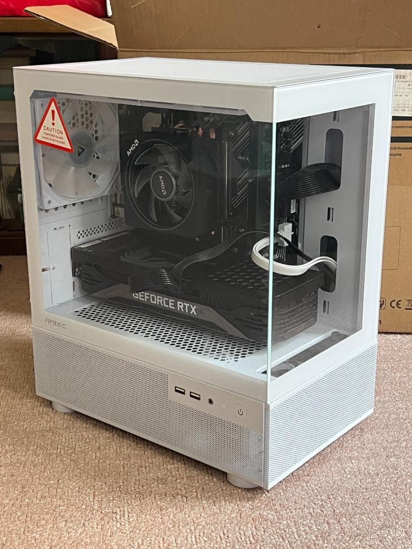 ががが　白ゲーミングPC/Ryzen9/RTX3070