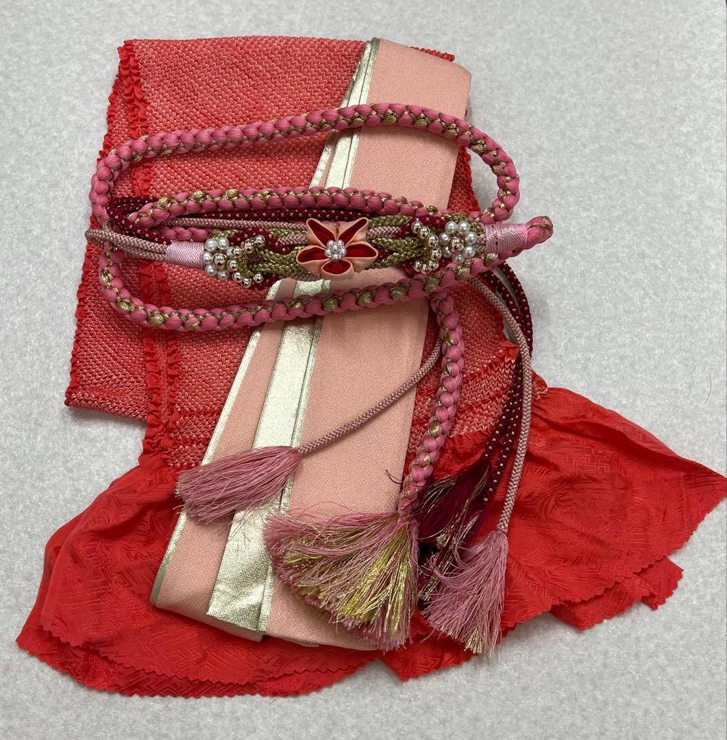 振り袖　フルセット　長襦袢付　金彩加工　刺繍　結婚式　長尺袋帯　成人式　716