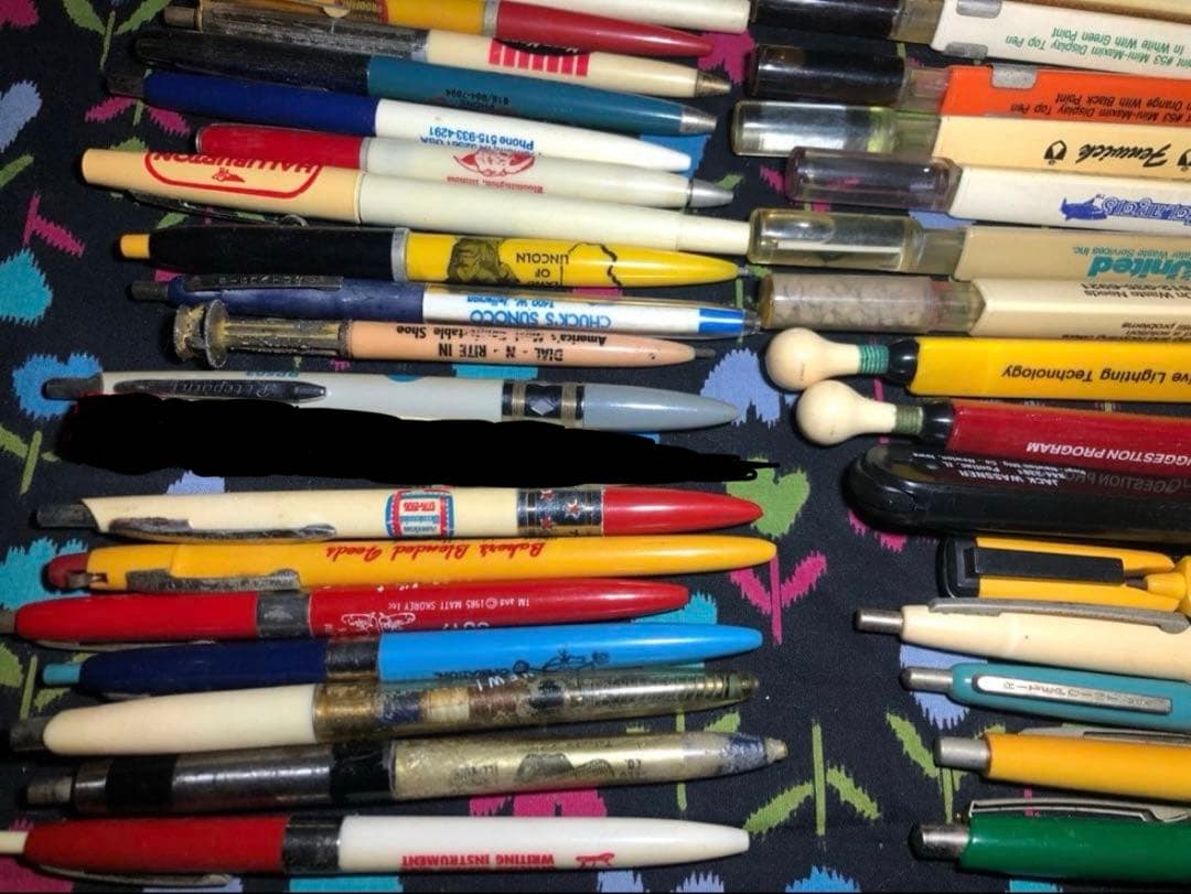 USAボールペン等91本 vintage ノベルティ 広告 企業物