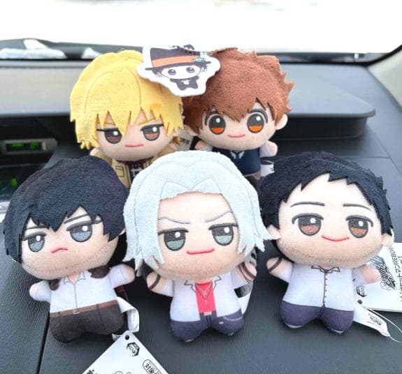 アニメキャラクターぬいぐるみ5体セット