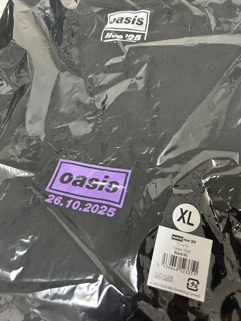 oasis live '25 TOKYO Tシャツ XL