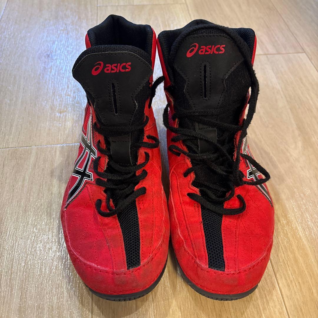 ASICS ボクシングシューズ レッド