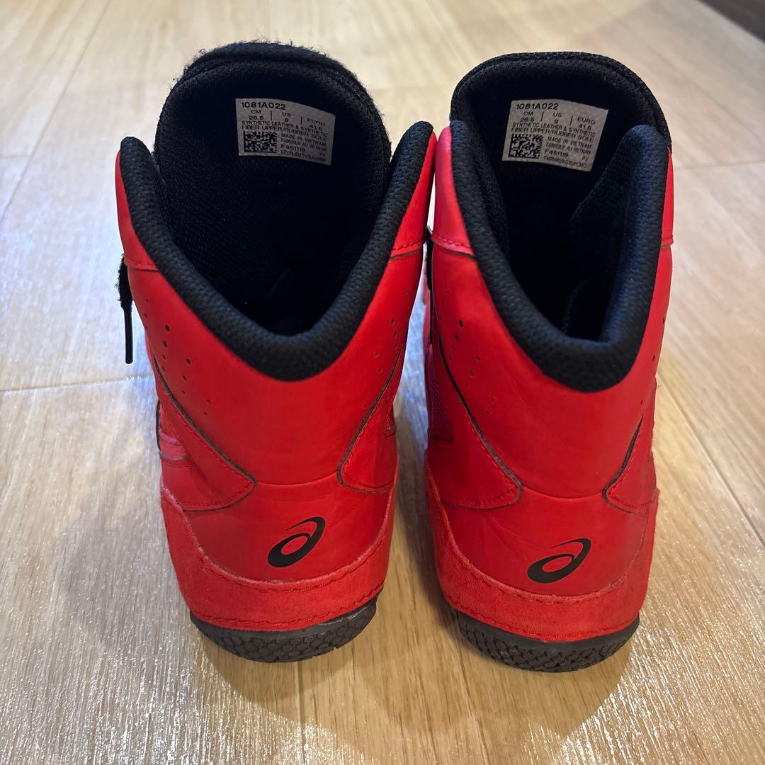 ASICS ボクシングシューズ レッド