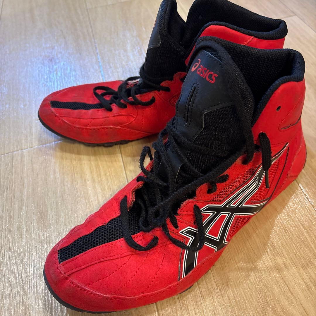 ASICS ボクシングシューズ レッド