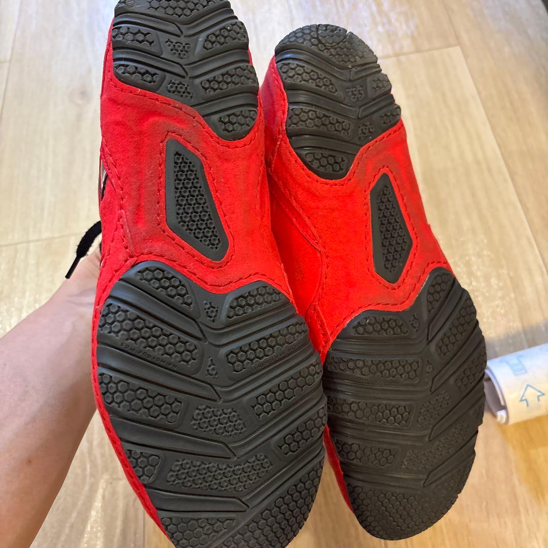 ASICS ボクシングシューズ レッド