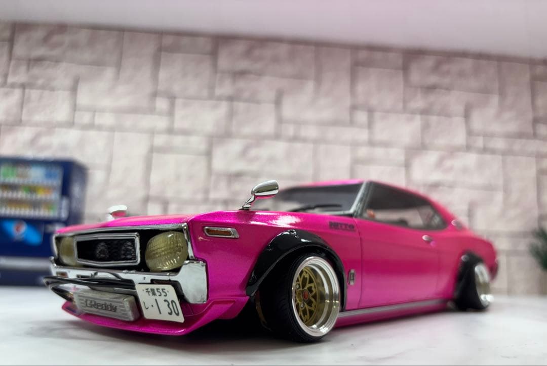 1/18ミニカー　IGブタケツローレル　弥生深リムセミワークスカスタム