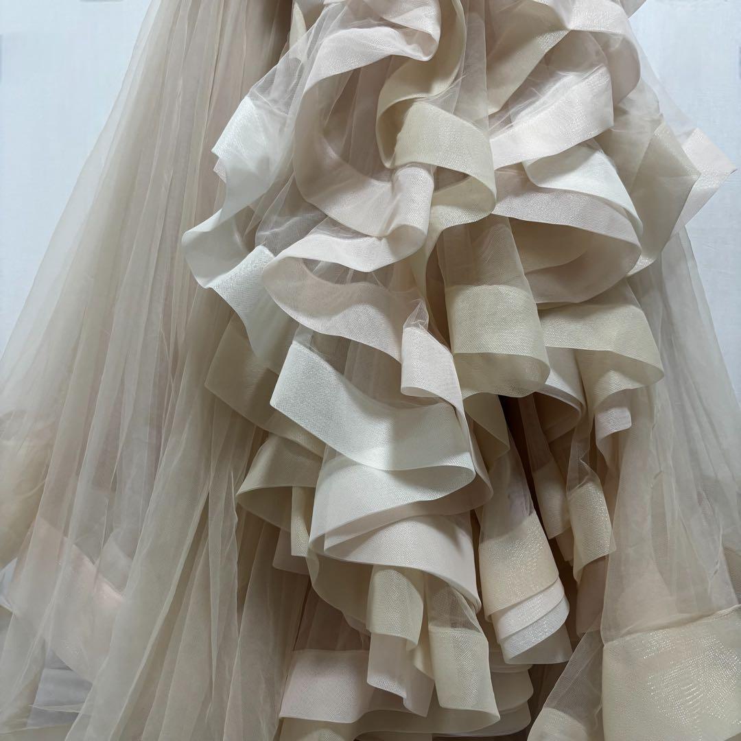 Vera Wang ベラウォン ブラッシュフリル ウエディングドレス グラデ