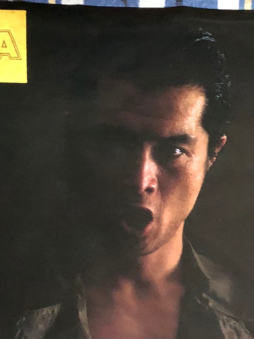 美品矢沢永吉ゴールドラッシュB1サイズポスター