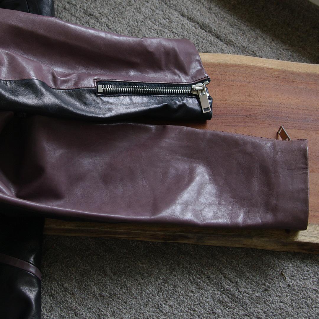 ディーゼル レザージャケット シングル ライダース　羊革　48