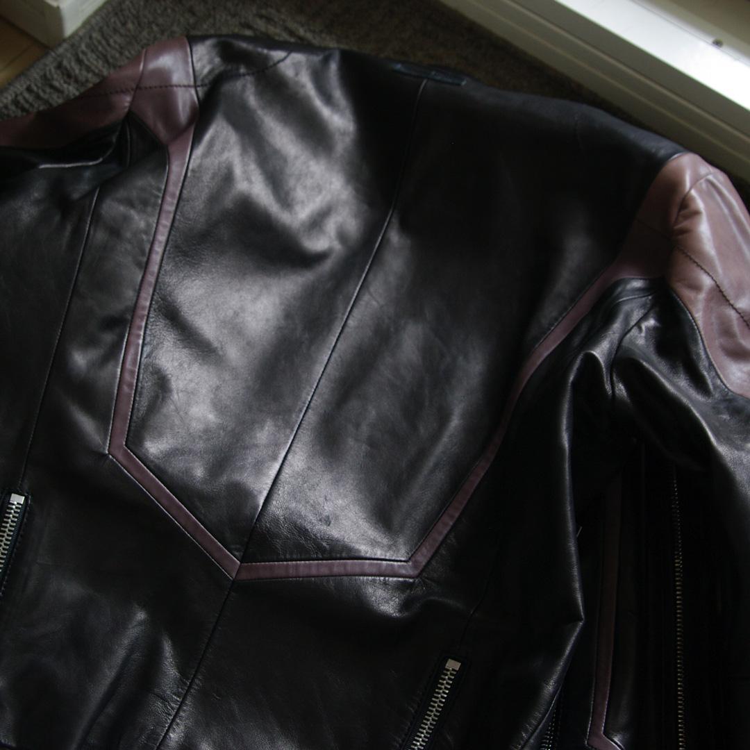 ディーゼル レザージャケット シングル ライダース　羊革　48