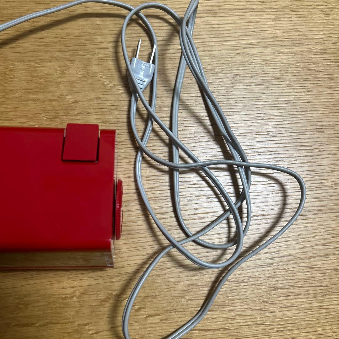 せ*ち様 COPAL 229赤パタパタ時計／フリック時計　箱、説明書付