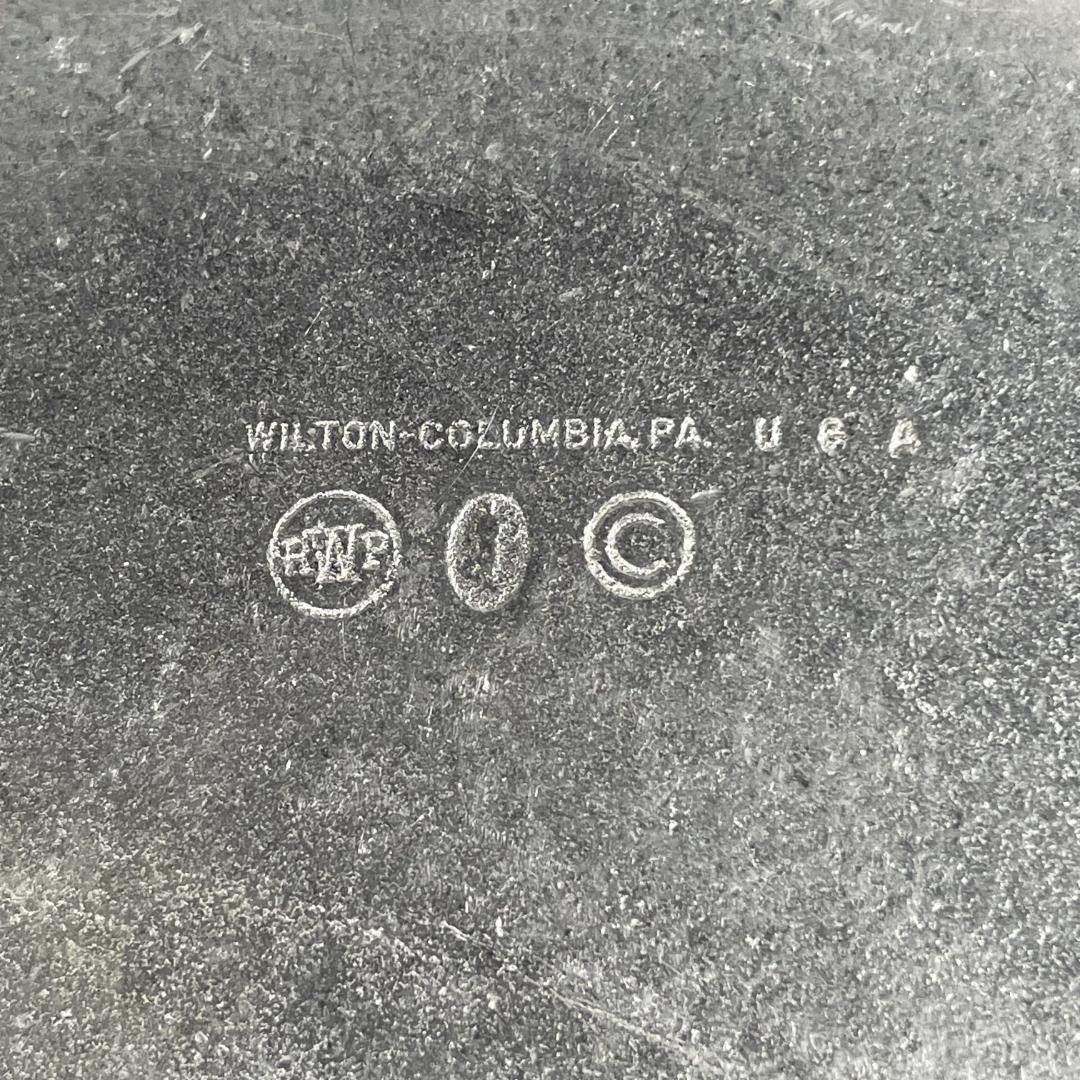 ウィルトン コロンビア 八角 プレート ピューター 錫製 ディナープレート 2点