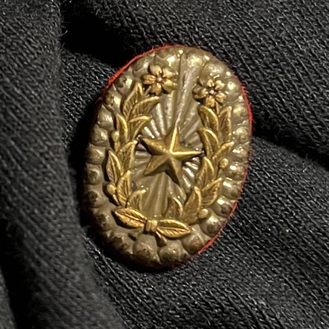 襟章 階級章 従軍記章 菊の花 日本軍 ピンズ バッジ  陸軍 隊長章