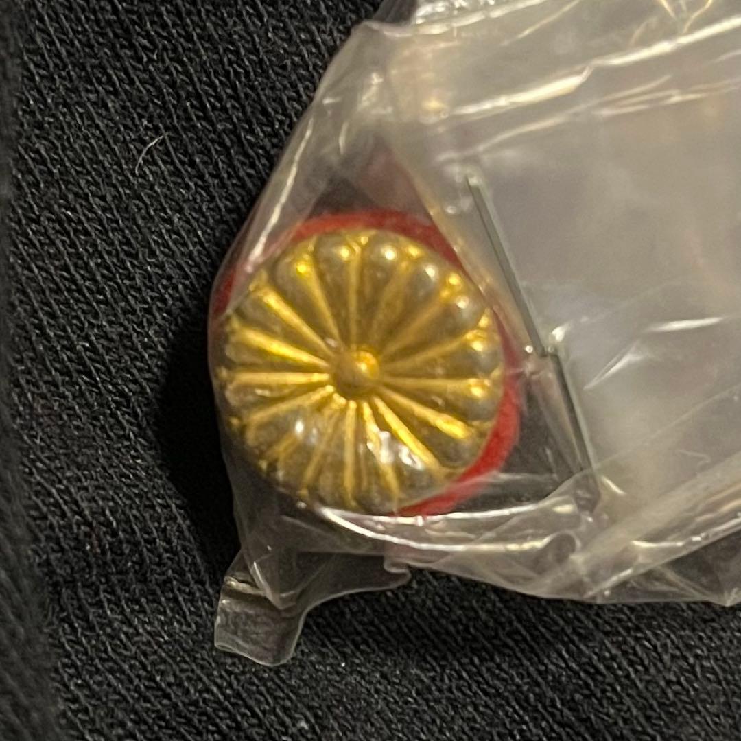 襟章 階級章 従軍記章 菊の花 日本軍 ピンズ バッジ  陸軍 隊長章