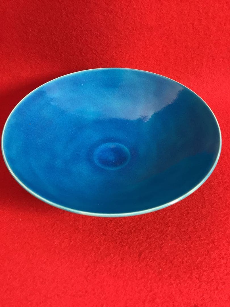 平茶碗　コバルトブルー　【中古美品】
