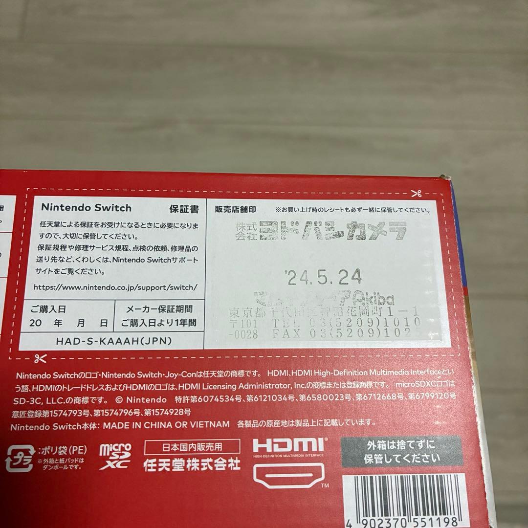 Nintendo Switch グレー 2024年購入